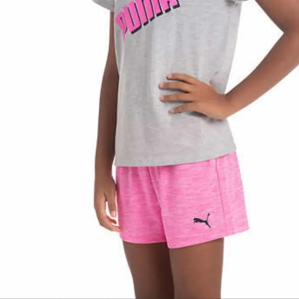 PUMA Youth 4-piece Set, Pink XS 5/6 - Picture 6 of 9